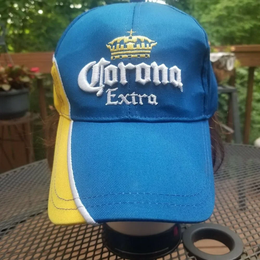 Corona Beer Baseball Golf Hat Cap Mens Unisex Cotton Hook Loop Adjustable Back